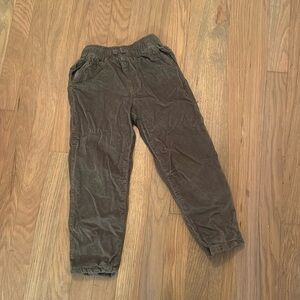 Zara boys jersey lined corduroy pants